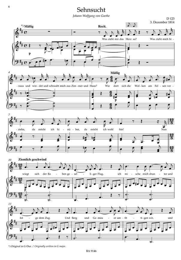 Lieder, Volume 6